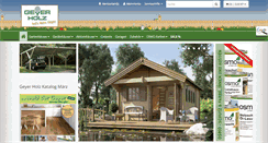 Desktop Screenshot of geyer-gartenhaus.de